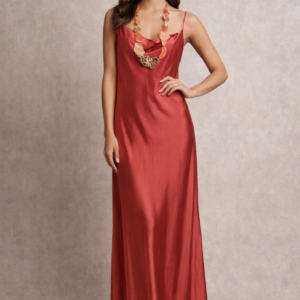 vestido seda lencero